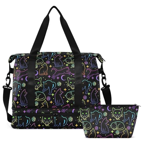 Sac chauve-souris gothique avec compartiment humide pour le sport