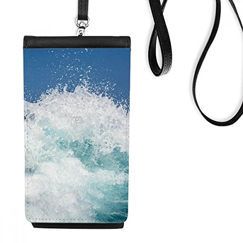 Eau photo vague faux smartphone bourse résolvant le manque de poches