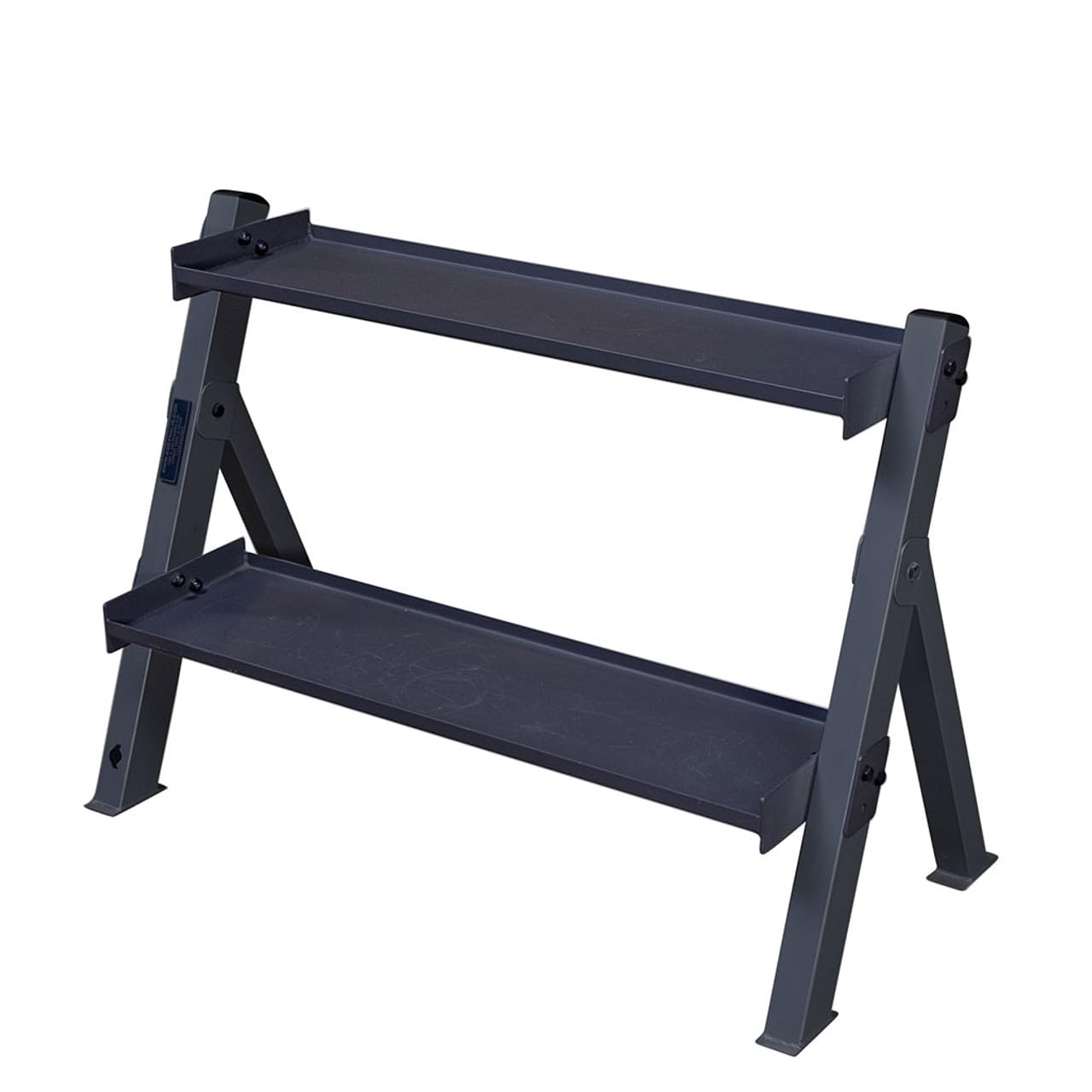 Body-Solid (GDKR100B) 3-Tier Kettlebell Rack - Compact, Durable Kettlebells Weight Stand for Home Gym, Fits 5-80 lb. Kettle bells