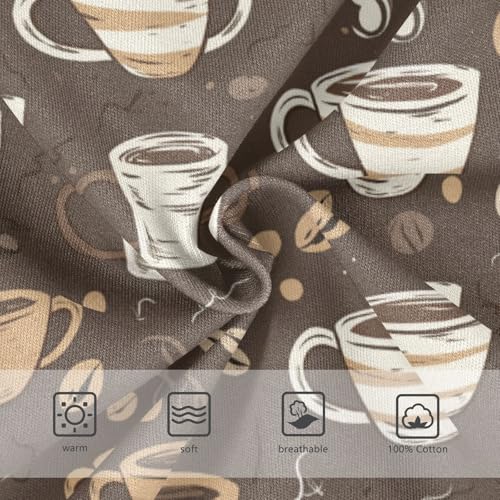 Wusikd Coffee Cups Boys' Underwear Cotton Boys Briefs Soft Toddler Underwear 2T3