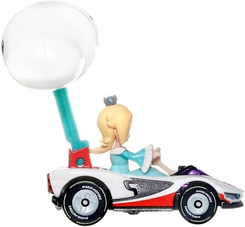 Miniatura 5 de Hot Wheels Mario Kart Rosalina P-Wing + Planeador Cloud