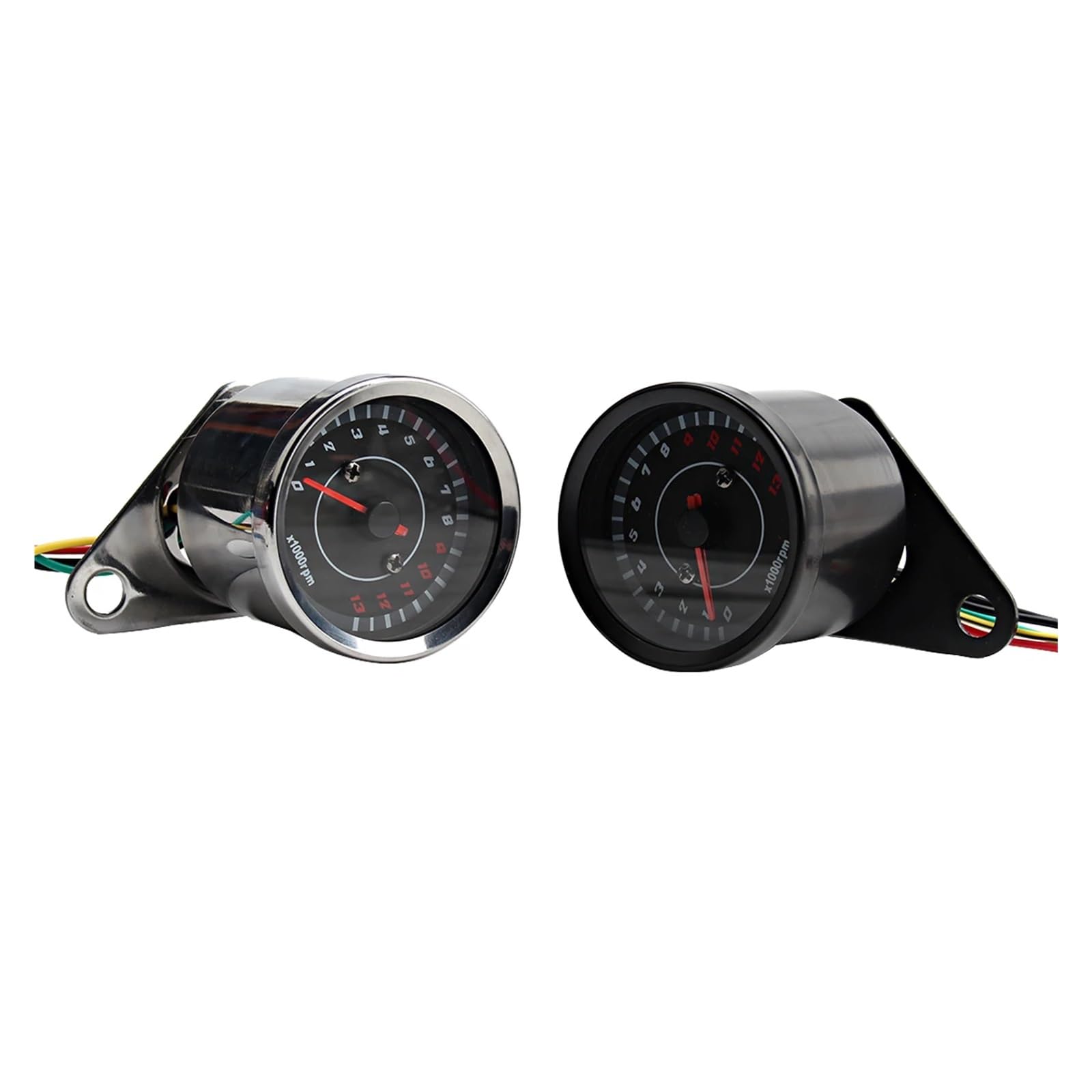 Compte-Tours Électronique Universel pour Moto, 12 V CC, Rétroéclairage LED, 13000 TR/Min Instruments Compteurs