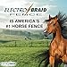 ElectroBraid PBRC1000C2-EB 1000 ft. Reel - Electric Fencing Designed for Horses