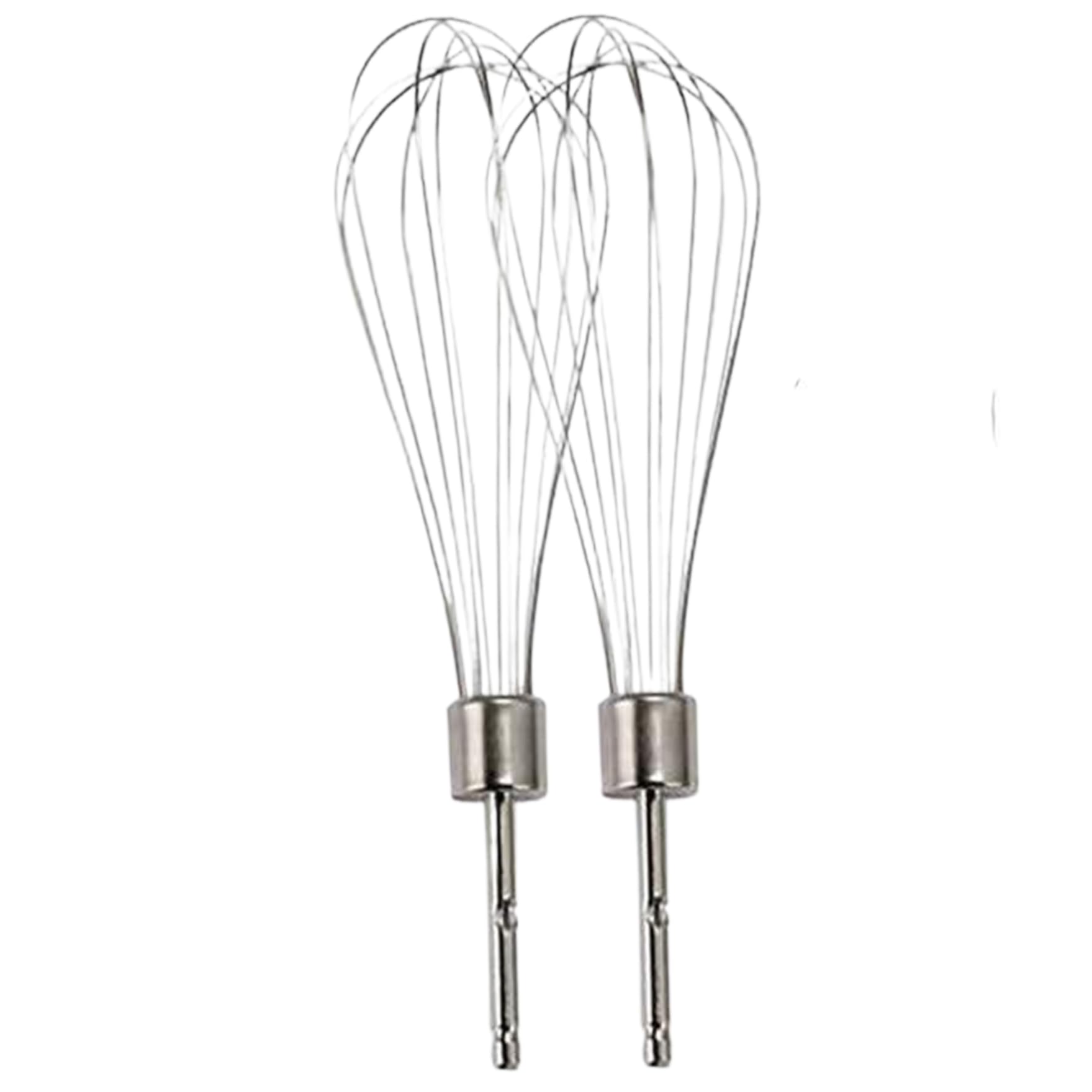 2 Pcs Beaters for Mixer Stainless Steel Kitchen Whisk Attachment for Hand Mixer 7.9 In Long for Flour Eggs Cream