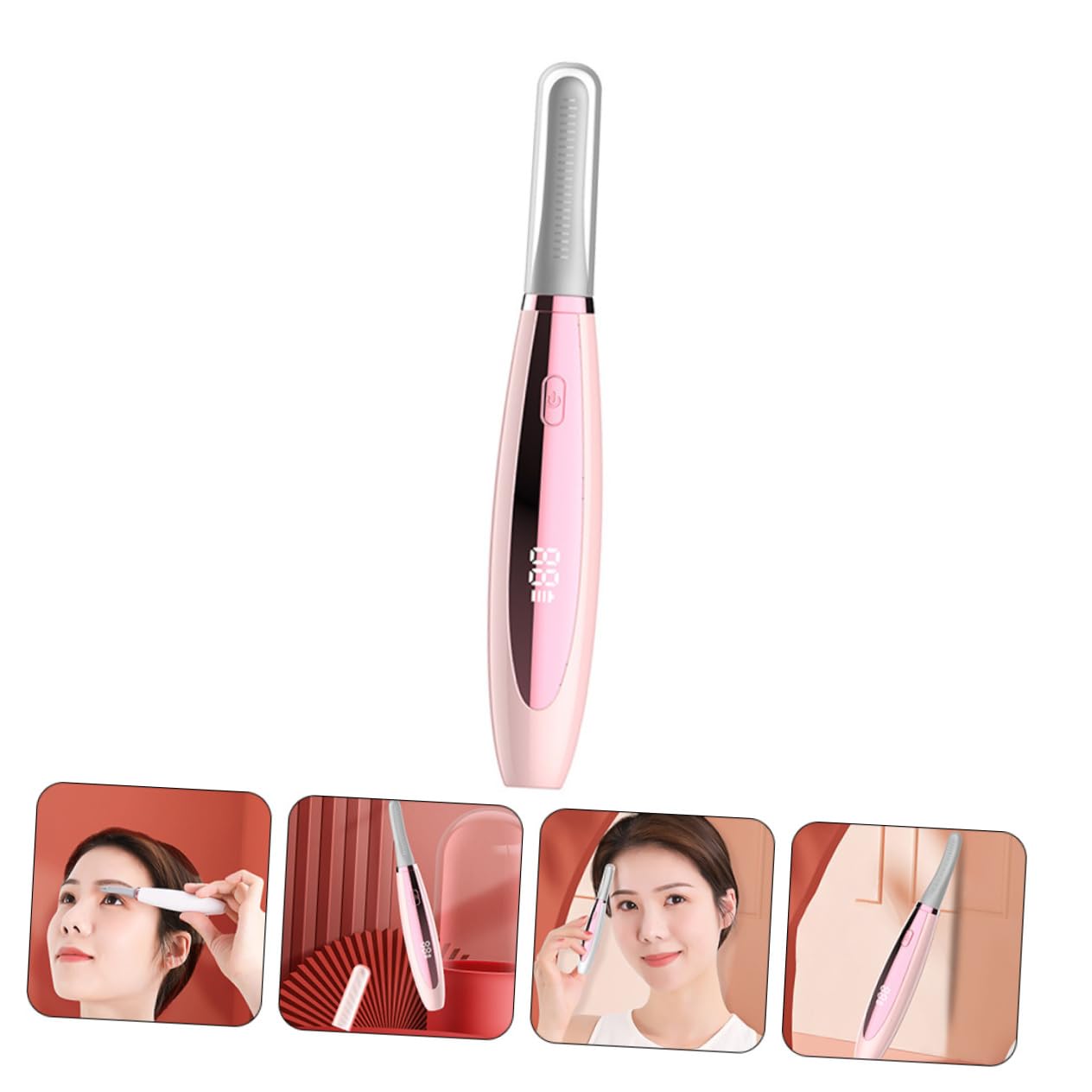 WOONEKY 3stücke Beheizte Wimpernzange Für Wimpern Elektrische Wimpernrolle Tragbar Schnelles Aufheizen Geeignet Für Stylisches Design Langlebig Und Zu Verwenden