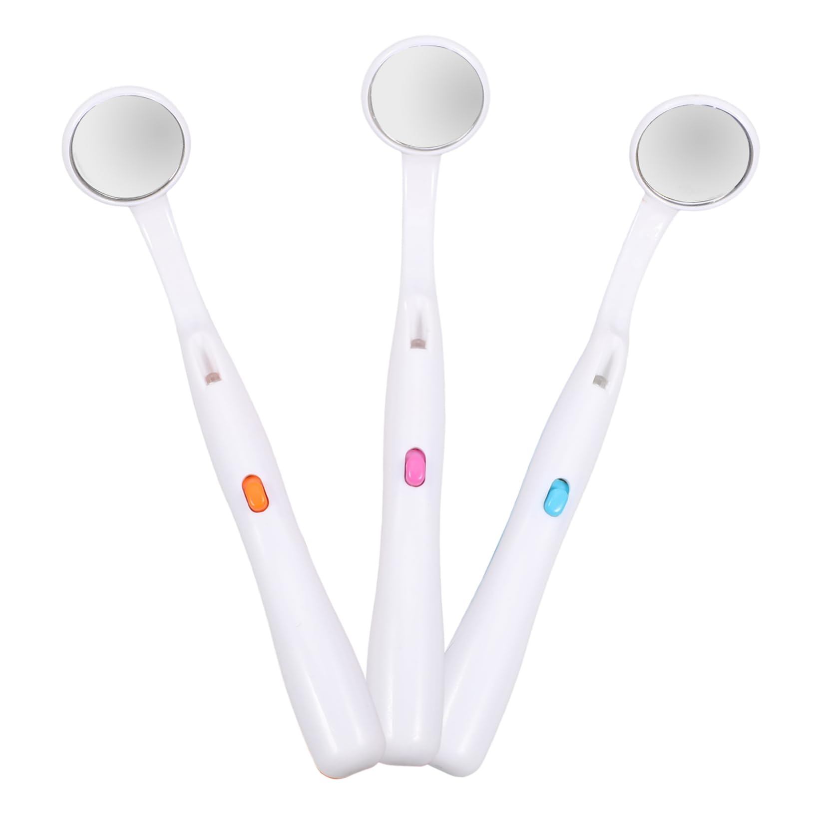 Mobestech 9pezzi Specchietti Dentali Led Antiappannamento Per Ispezione Orale Per Cura Con Luce Ergonomico Colori