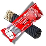 Cotton Candy Most Exotic Charcoal 7'' Incense Sticks. Approx. 85 to 100 Sticks Per Bundle, Length - 7 Inches, Each Natural Stick Burns for 35 to 45 mins Each. Long Lasting. Guarantee 100% Pure