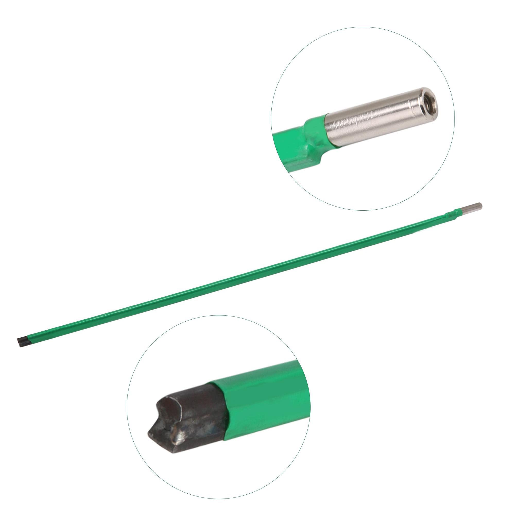 FLFL Grün 520 Mm Länge 9 Mm Durchmesser Stahl Double Style Gitarren-Traversenstab Strumenti Chitarra