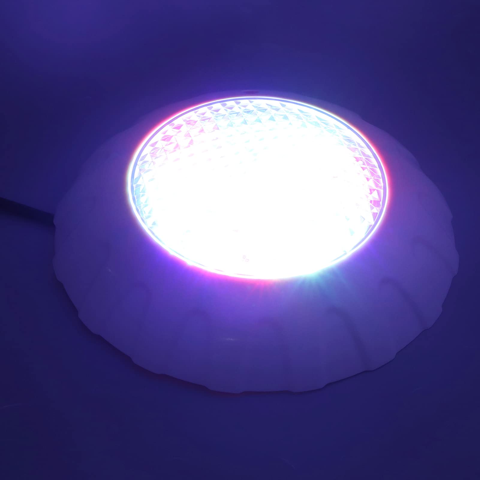 Oświetlenie basenowe LED z pilotem, 108 koralików lampowych, wodoodporność IP68, chipy klasy inżynieryjnej, kolorowa energooszczędna lampa basenowa RGB do stawu, ogrodu, imprezy (DC12V/38W)
