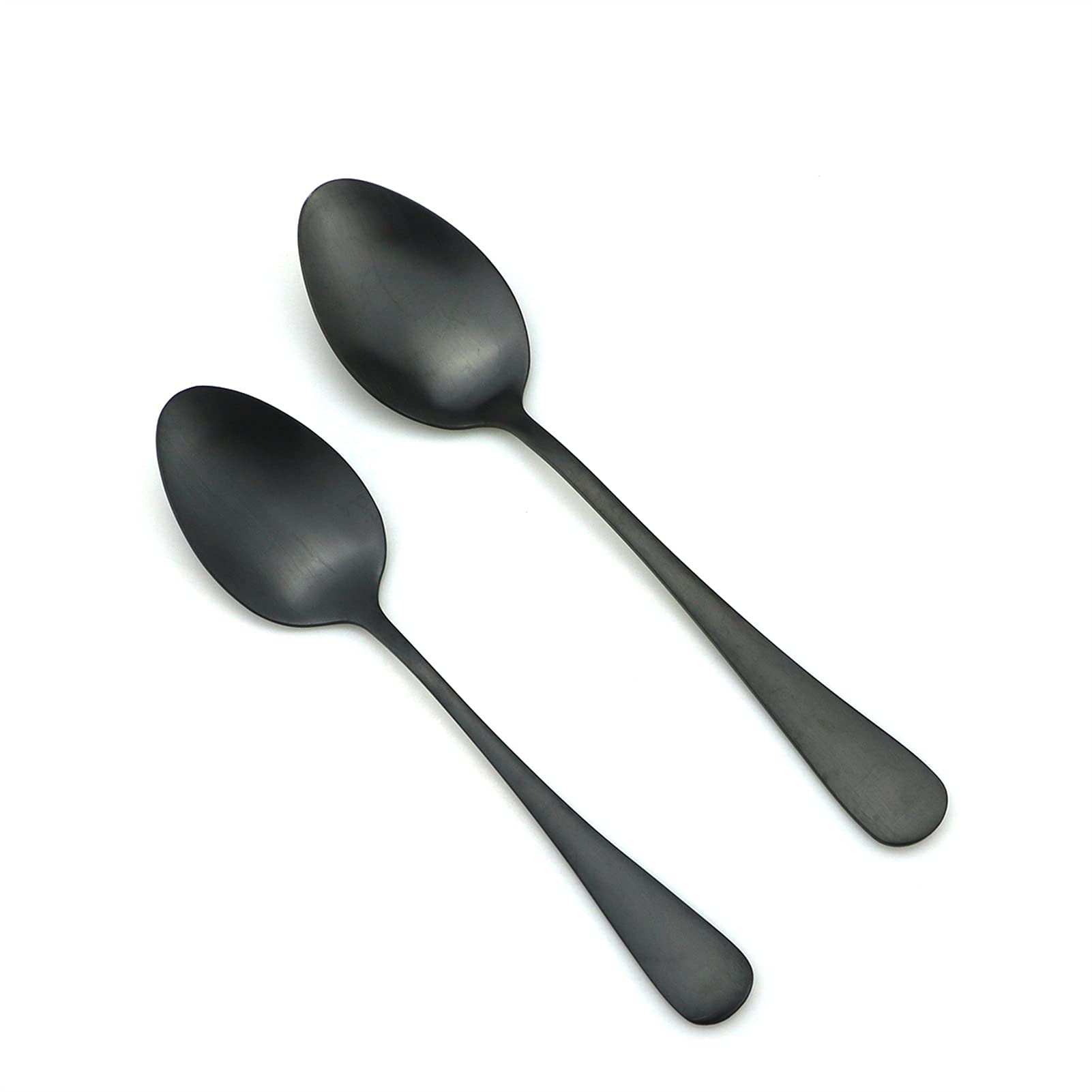 Matte Black Wedding Takeware Hotel Set Dinner Set Forks Steak Cuchillo Mesa Silateráticos Cubiertos de Cubiertos (Color : 6pcs)