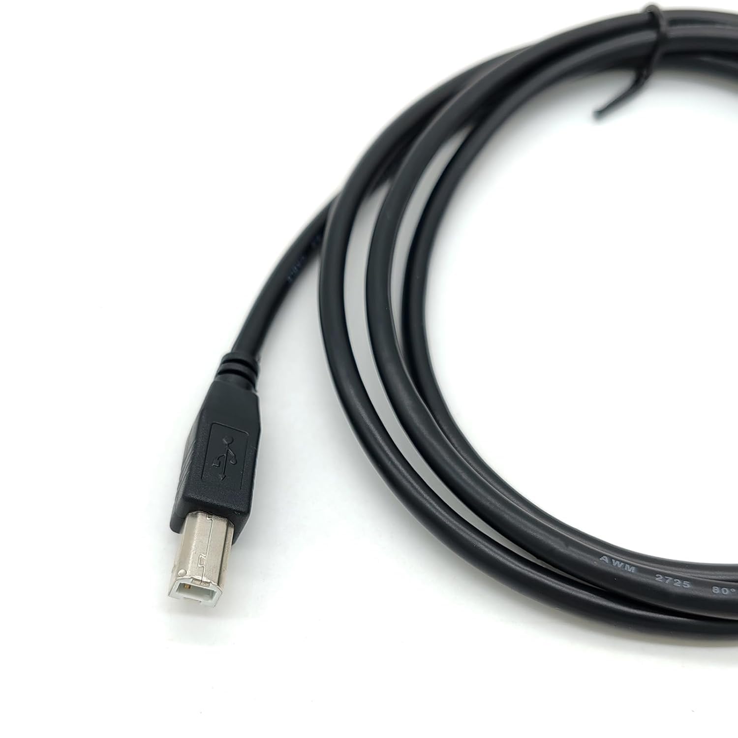 Câble adaptateur DB9 mâle vers port USB B mâle RS232, câble série USB type B vers DB9, câble adaptateur d'imprimante de transmission de données, 1 mètre