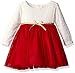 Youngland Baby Girls' Long Sleeve Sparkle Knit Lace Tutu Mesh Dress