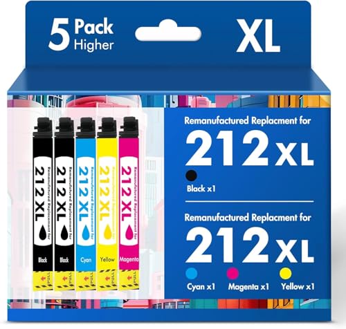 Image of Remanufactured for 212 Ink Cartridge for 212XL for Epson XP-4105 Printer