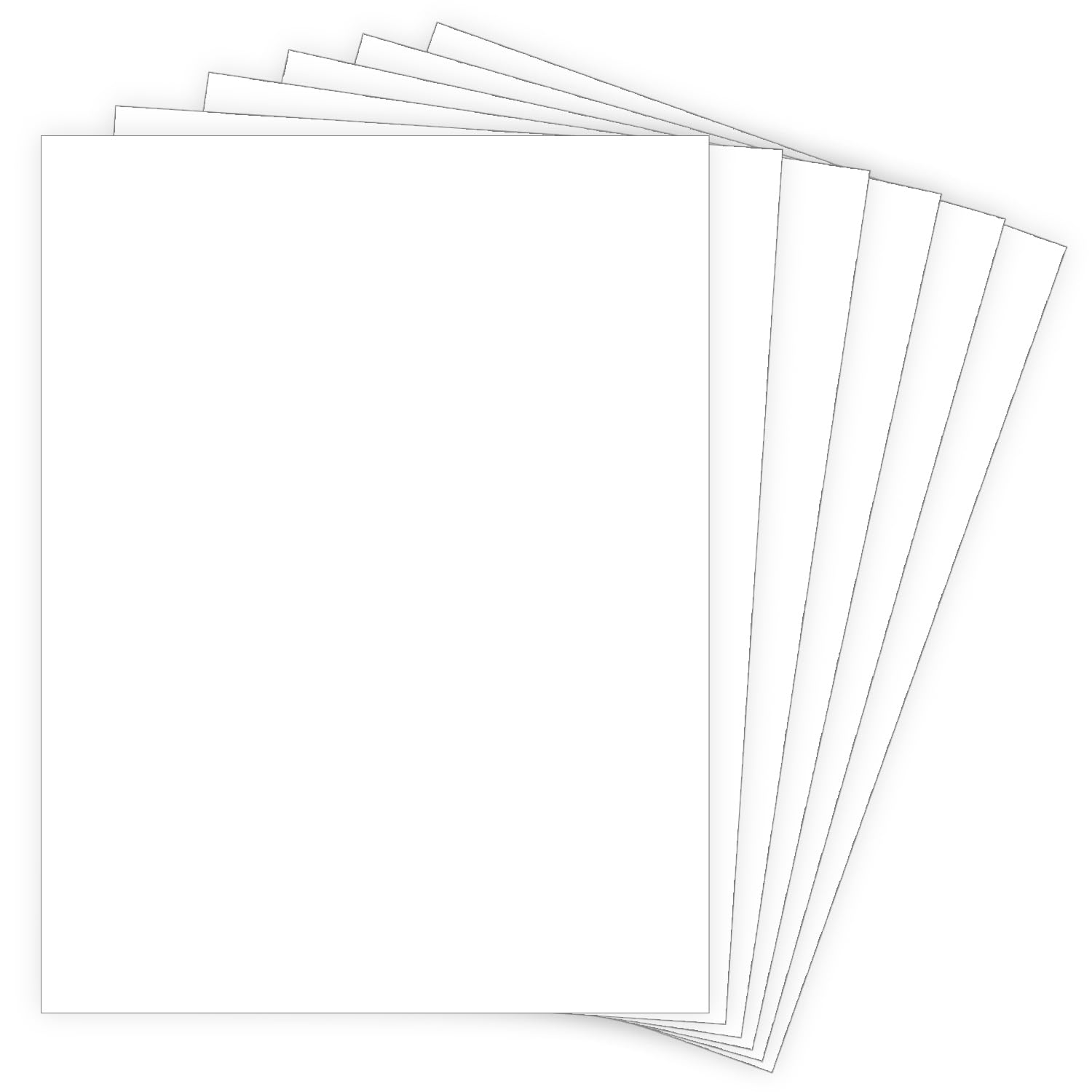 Amazon.com: 25 Sheets Heavyweight White Cardstock 110lb 8.5x11