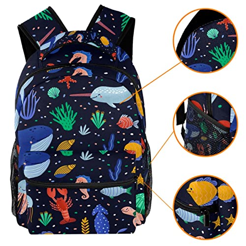 Sac à dos de voyage bleu Medium Leisure Campus bagage cabine léger