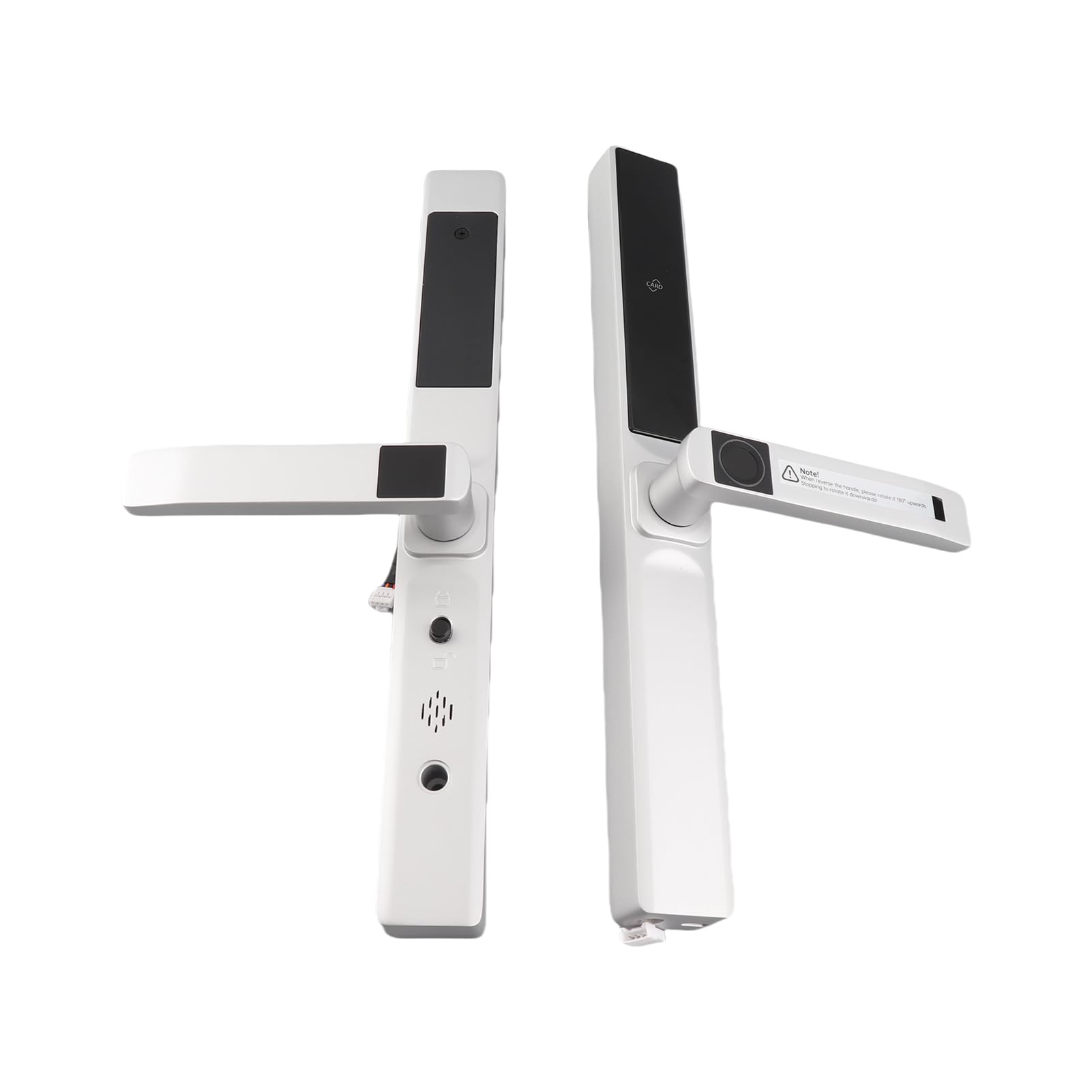 Cuifati Cerradura de Puerta con Huella Digital, WiFi, Control por App sin | Cerradura de puerta inteligente con 5 métodos de desbloqueo, aleación de aluminio, para puerta de entrada, hogar, oficina