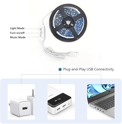 Miniatura 6 de WS2811 IC WS2812b Tira LED direccionable individualmente de 16.4 pies, 60 píxelesm RGB IC tira de píxeles, aplicación Bluetooth, control remoto,