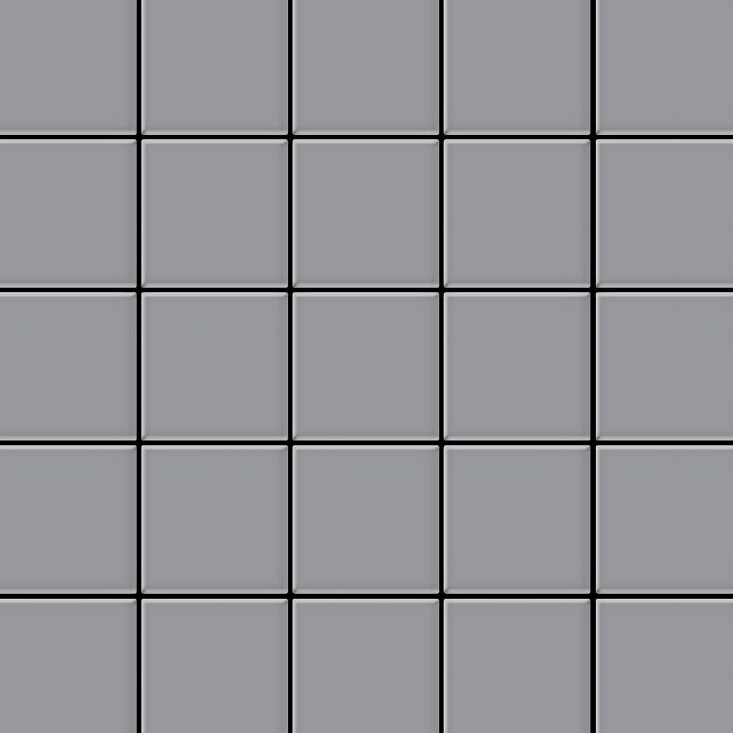 Azulejo mosaico de metal sólido Acero inoxidable Marine pulido espejo gris 1,6 mm de grosor ALLOY Century-S-S-MM 0,5 m2