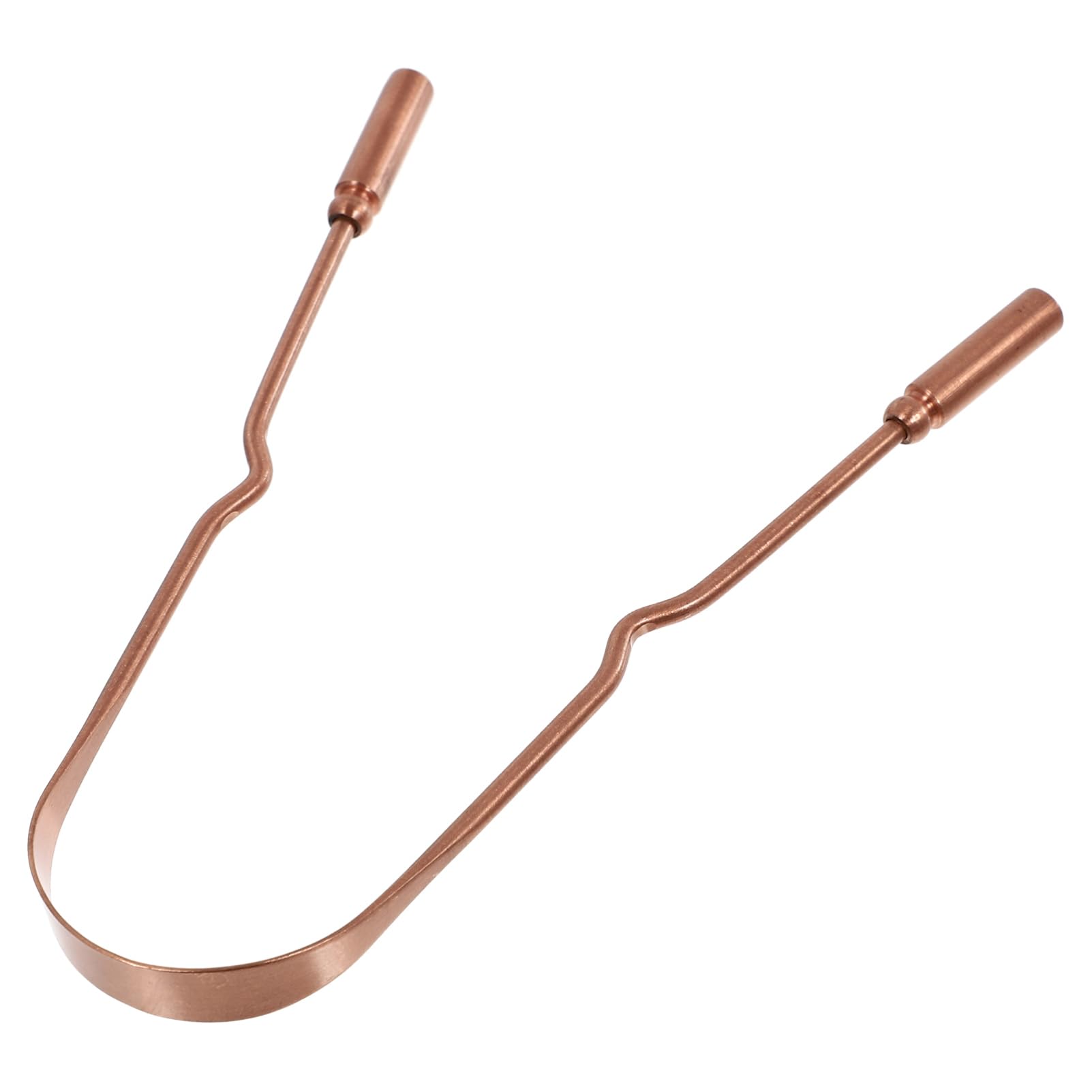 PLAFOPE 1Pc Scraper Tool Ergonomic Copper for Adults Durable and Easy to Use Oral for Breath and Coating Removal Finish