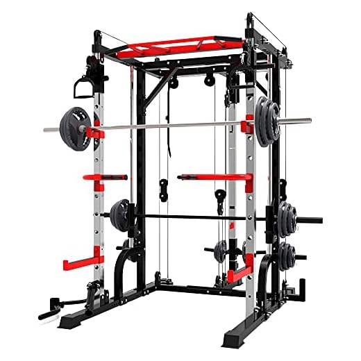 Nordcore Smith Rack – Multiprensa Ajustable Multifuncional Smith Machine – Estante para Squat – 110 x 140 x 230 cm