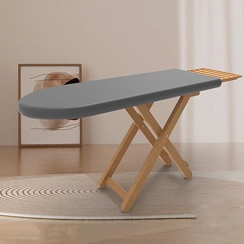 Tabla de planchar de madera, Tabla de planchar plegable para el hogar de madera maciza, Tabla de planchar retro, Tabla de planchar de hierro