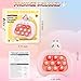 SuperMomo Quick Push Pop Game Fidget Toys for Kids Adults, Puzzle Game Console Machine, Squeeze Poppet Sensory Fast Push Bubble Stress Toy, Birthday for Boys and Girls, Rabbit 2.0