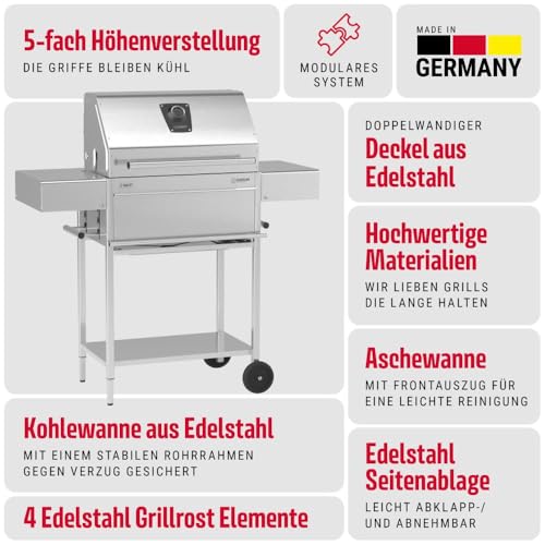 Schickling Holzkohlegrill Willy L Classic für kleine Gärten