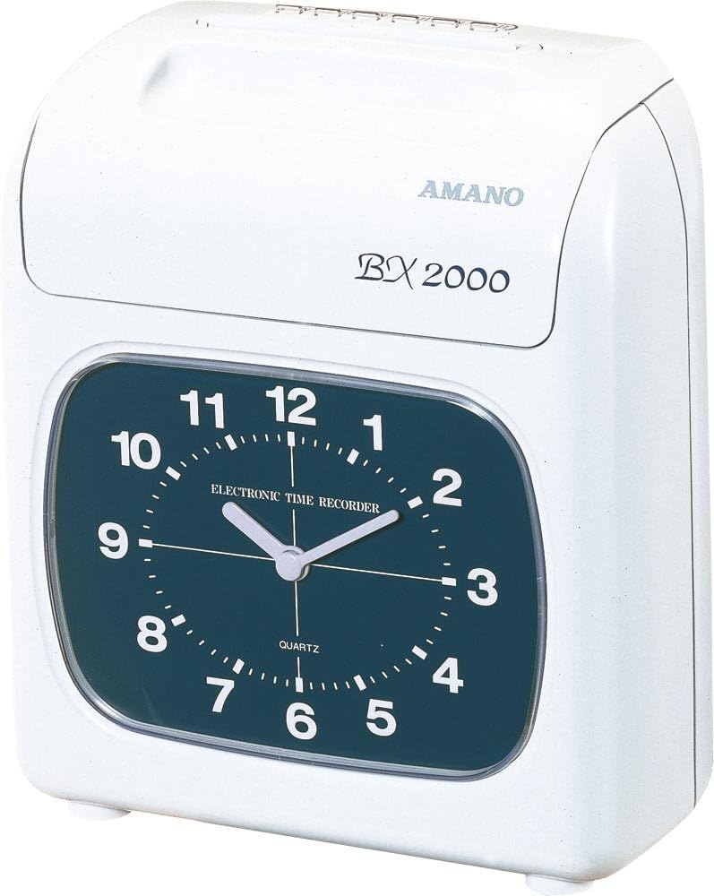Amazon | アマノ タイムレコーダー ホワイト BX2000J | タイム 