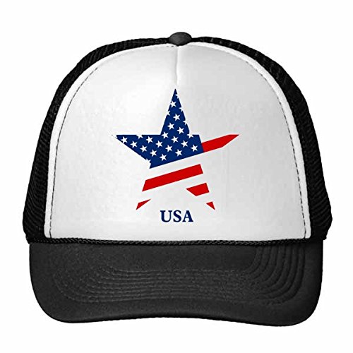 Casquette camionneur enfant motif drapeau USA pour vacances et loisirs