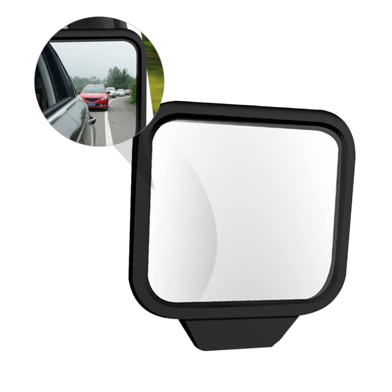 VANZACK Stable Car Mirror Durable Backseat Observation Mirror for Safe Driving and Parking Practical Rearview View for Non Slip Design