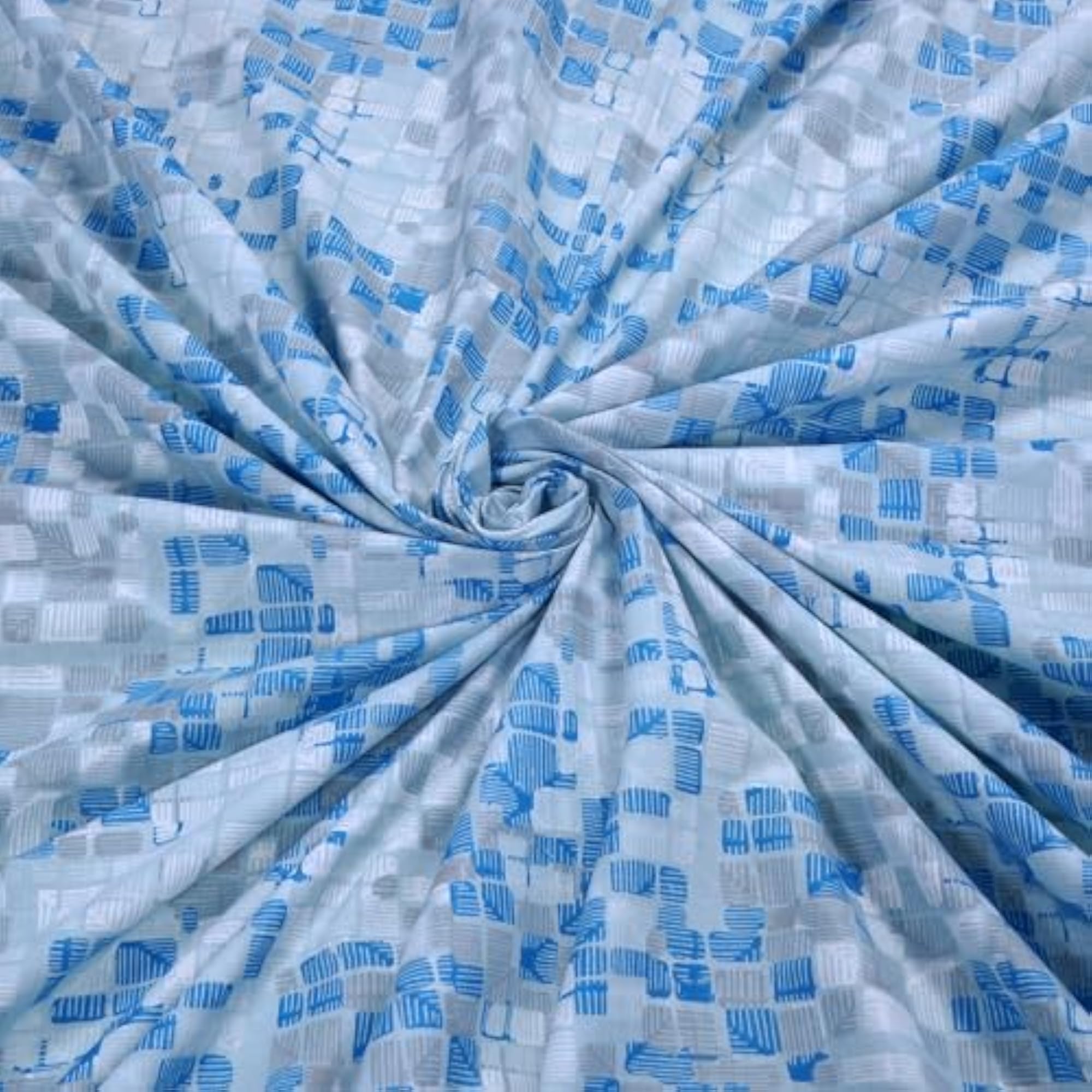 144 TC Cotton Bed Spread for Single Cot with Pillow Cover