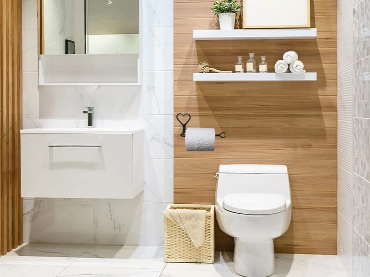 Porte Rouleau Papier Toilettes CNANRNANC Porte-rouleau De