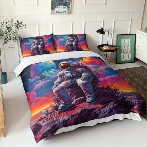 Parure de lit 3D galaxie pour remplacer les draps ternes par un décor spatial unique - 7