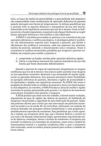 Psicoterapia dinâmica das patologias leves de personalidade Psicoterapia dinâmica das patologias leves de personalidade - Imagem 5