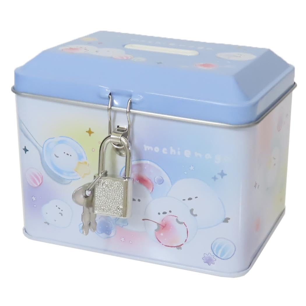 Amazon.co.jp: [貯金箱]カギ付き缶バンク/もちえなが クーリア