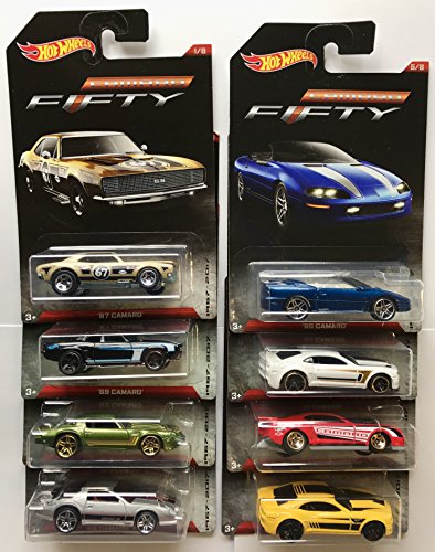 Hot Wheels Camaro Fifty 8 autos exclusivo 1967-2017 miniatura 2