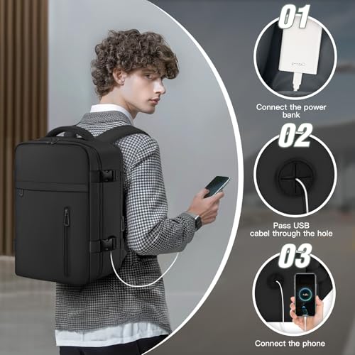 Sac Cabine Ryanair 40X30X20 : OTAHGK Bagage Cabine 40 x 30 x 20 pour Ryanair, Sac à Dos de Voya... – Image 6