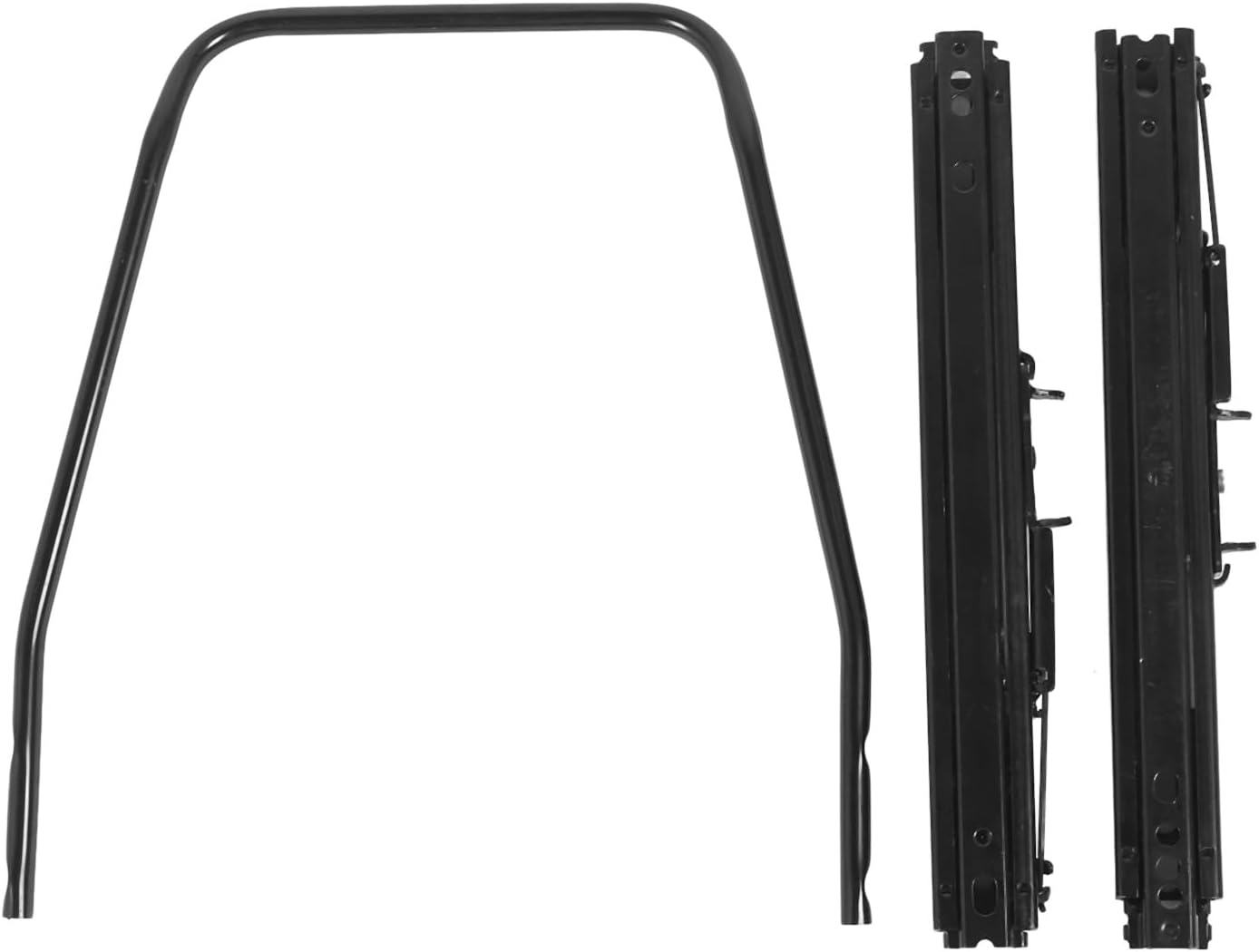 Universal Seat Slider Track Assembly Kit, High Hardness Cold Rolled Steel, Dual Locking Mechanism, Adjustable Seat Track for Car RV, Smooth Sliding Motion, Easy Installation