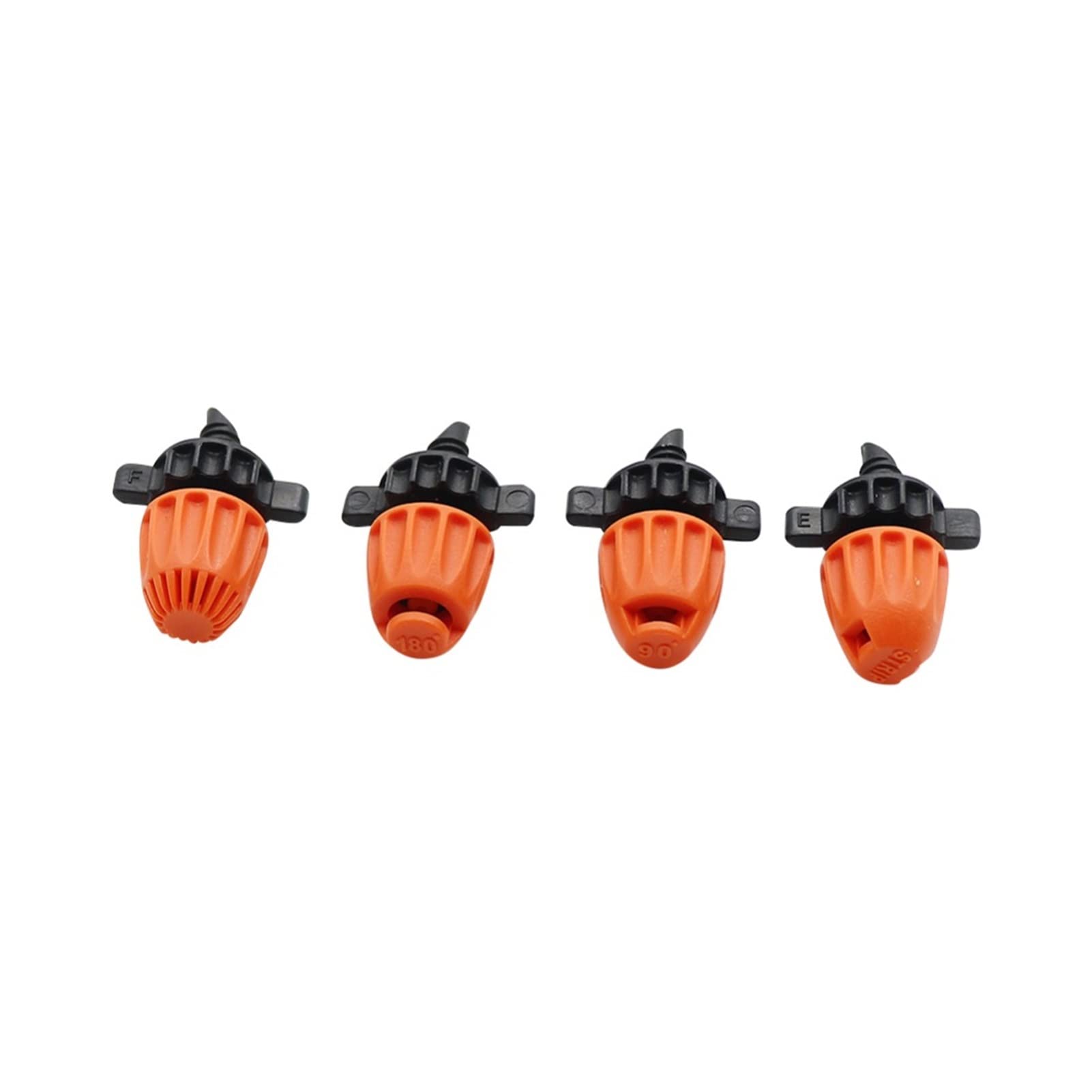 Buse d'arrosage goutte-à-goutte 90/180/360° | Lot de 100 buses de réfraction pour jardin