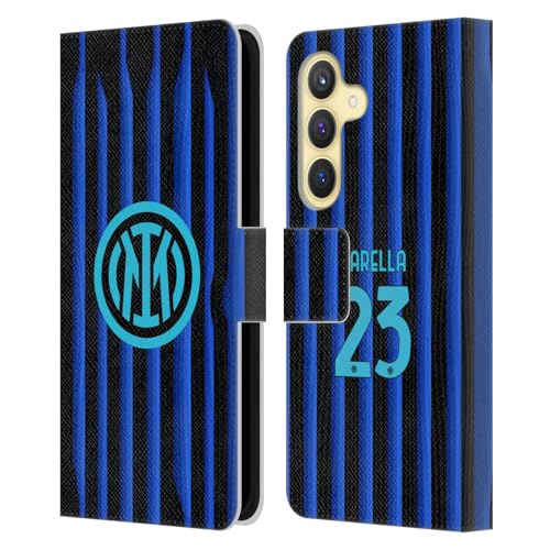 Étui Inter Milan Nicolò Barella Samsung S24 Housse Portefeuille Cuir