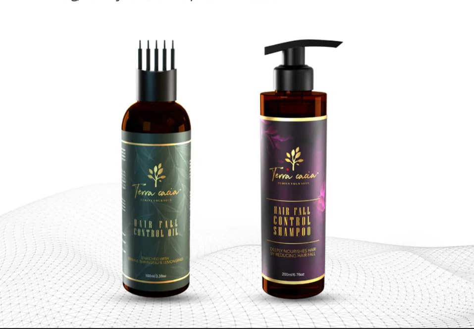 TERRA CACIA Hair Fall Control Shampoo & Hair Fall Control Oil