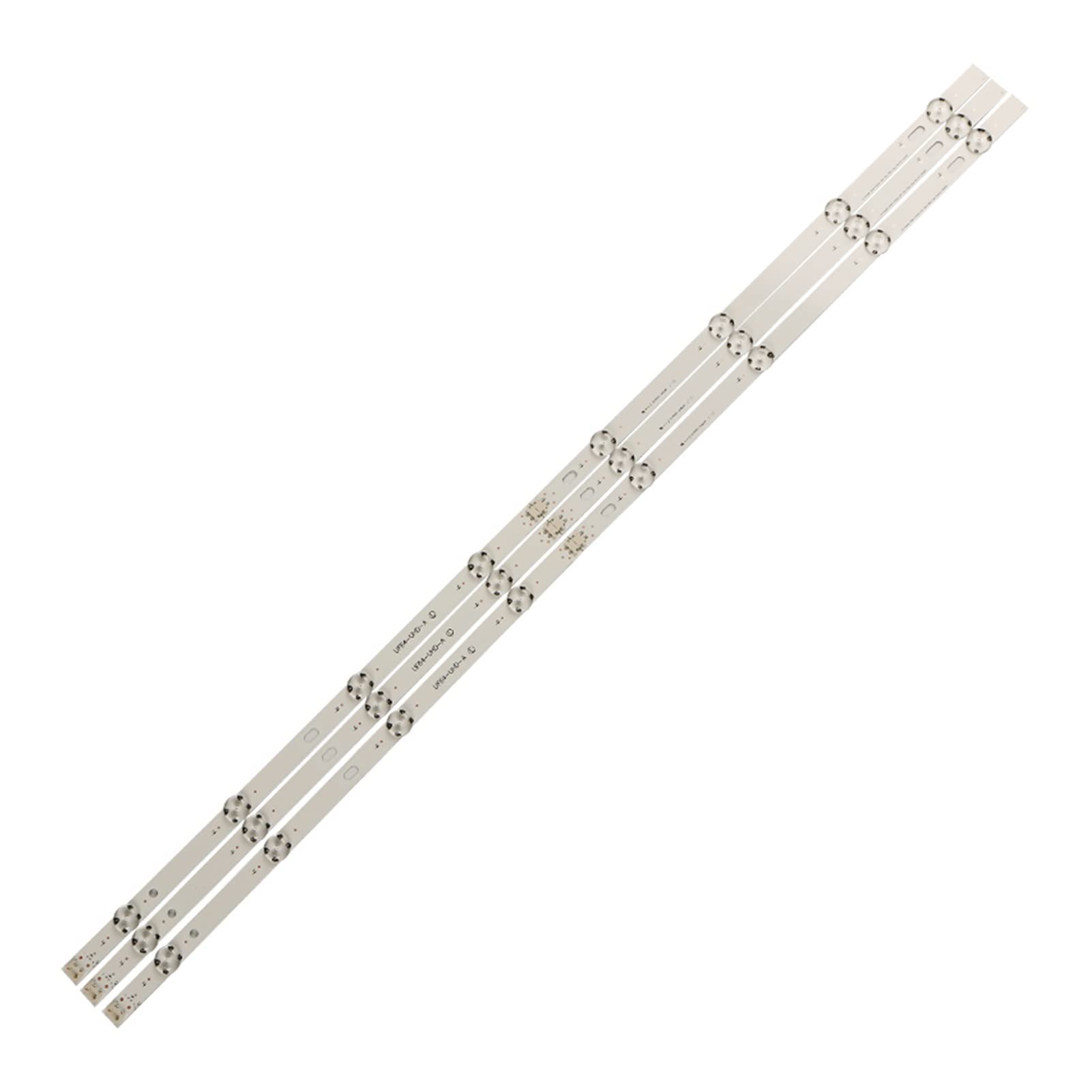 TILEZE 2 zestawy taśmy podświetlenia LED pasują do LG Direct 43 cale 43LH604V 43LH60_FHD_A typ UF64_UHD_A 43UH610V 43UF640 43UH610A 43LH5700 (kolor: 2 zestawy (12 szt.)
