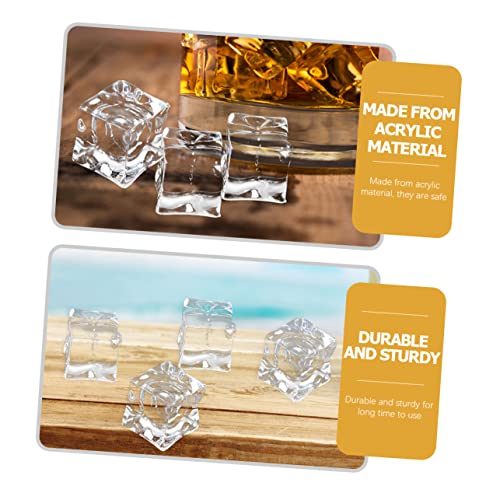 Faux glaçons en acrylique pour remplir un vase sans eau avec l'ensemble Zerodeko de 50 pièces