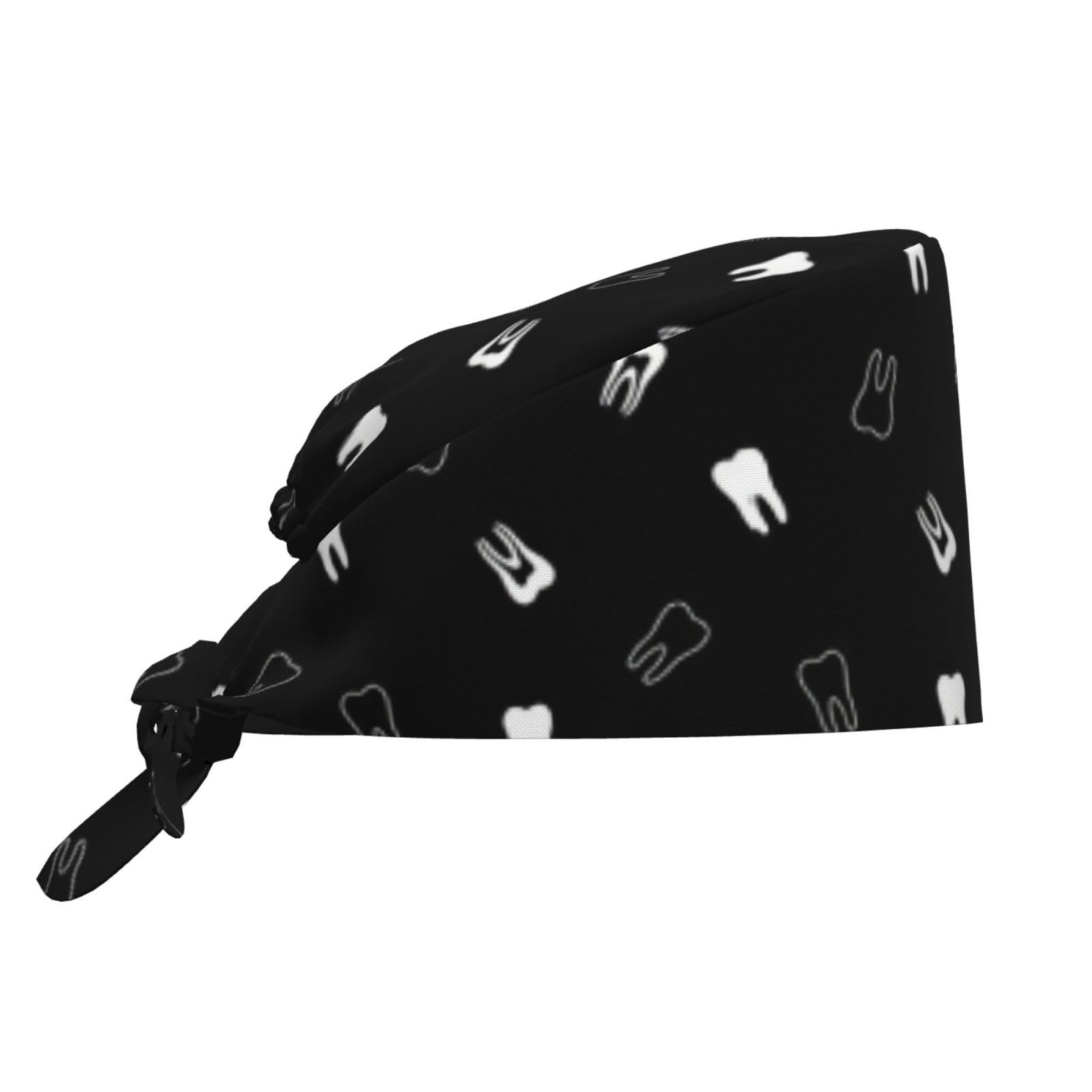 Working Cap Breathable Unisex Women Men Elastic Bandage Tie Back Hats Scrub Nursing Doctor Surgeon Cap