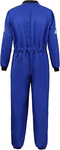 Miniatura 3 de frawirshau - Disfraz de astronauta para adulto, traje espacial para cosplay y juegos de rol