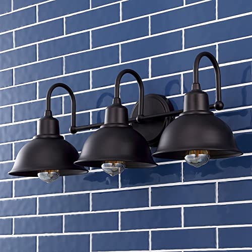 JONATHAN Y 27" Oil Rubbed Bronze Farmhouse Industrial 1-Light LED Vanity Wall Sconce for Bathroom Mirror Kitchen, Metal Shade, Dimmable Vintage Lighting, LED Bulb Included (JYL7483B) by JONATHAN Y - Image 7