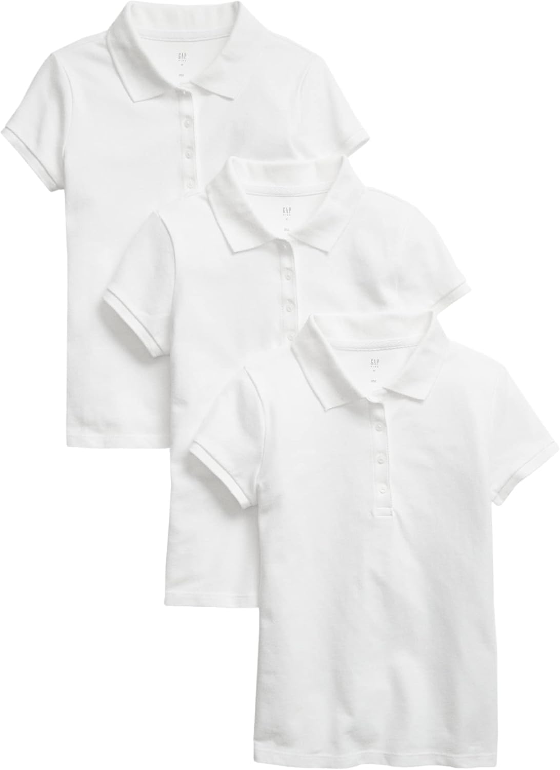 GAP Girls’ Uniform Polo Shirt 3-pack
