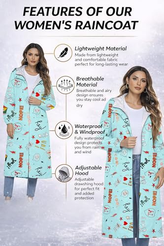 Image of Womens Waterproof Raincoat