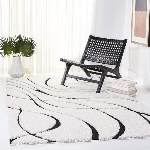 Image of Present Carpet for Room, Shaggy Rugs Fluffy Carpets, Indoor Modern Plush Area Rugs for Living Room Bedroom Kids Room, ETC Pattern 14, Size 5x7 feet