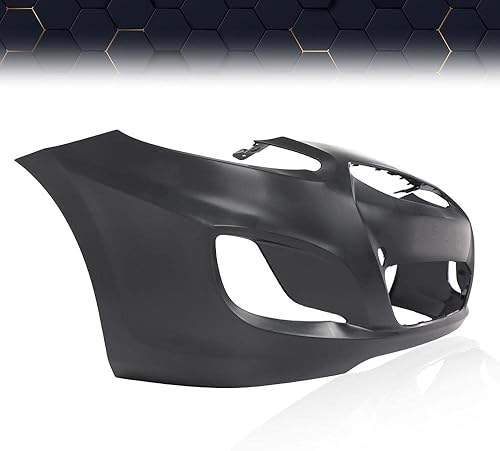 Vista 20 de PIT66 Cubierta de parachoques delantero Fascia compatible con Hyundai Genesis Coupe 2010-2012 imprimado HY1000180, 615343714813